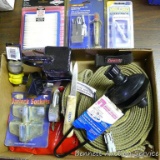 Two inch tow strap; motor flusher; universal snap on ignitor kit and more.