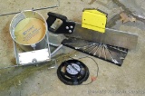 Miter box and saw; 6