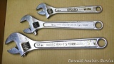 Twelve inch Craftsman adjustable wrench; 10