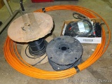 TV antenna coax partial rolls; splitters; connections and more.