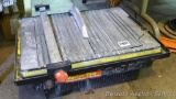 Plasplugs Master Tiler diamond wheel wet saw.
