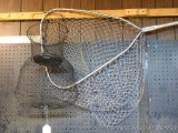 Metal fish basket; fish net for catching the BIG ones - one small hole noted, 21