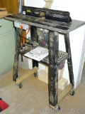 Sears Craftsman router with a Wolfcraft router station 640, 31-1/2
