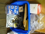Kreg bench dogs; wire brush; Stanley 30' power lock tape measure; safety glasses and more.