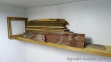Assortment of barn boards longest is 64