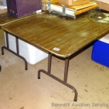 Folding banquet table 96
