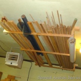 Dowels; Wooden trim pieces up to 8' long; screen and more.