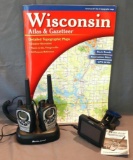 Midland X-Tra Talk GXT760/795 Series GMRS/FRS Radio; Magellan RoadMate; 2004 Wisconsin Atlas &