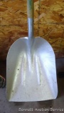 Nice aluminum grain scoop by Union, made in USA. Approx. 4' long.