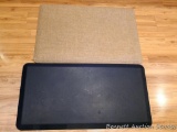 Two cushioned kitchen work mats are both in good shape.