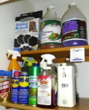 Household chemicals and cleaners. Includes Purple Power, WD40, Bonami, Sliding Robots and more.