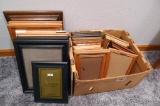 Box of picture frames. Box is 15