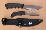 North American Hunting Club two knife set. Largest knife is 9