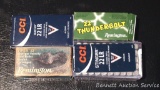 50 rounds CCI Quiet .22LR cartridges; 50 rounds CCI Stinger .22LR cartridges; partial boxes of