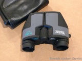 Vivitar PV series 8x22 pocket binoculars with case. Binoculars are clear and focus works. Handy