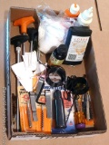 Gun cleaning tools and chemicals. Liquids will not be shipped.