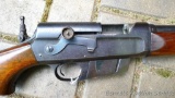 Remington Model 81 Woodsmaster rifle in .35 Remington. Made under Browning patents. Comes with a