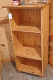 Solid pine shelving unit stands 39