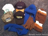 Hats, snow mask, gloves, more.