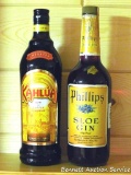 No shipping. Old bottle of Sloe Gin and a bottle of Kahlua. Each 11