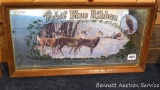 Pabst Blue Ribbon 1991 Whitetails beer mirror is 28