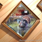 Miller High Life 'Show Time' strutting tom turkey beer mirror. Measures 26