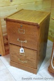 Two drawer wooden file cabinet stands 28