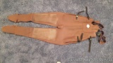 Red Ball neoprene chest waders, size large. Look good.