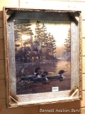 Rustic barn wood frame is 20