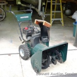Craftsman 5.5 hp electric start snow blower with a 24