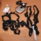 Big Dog Tree stand Full-Body fall arrest harness. No weight maximum noted. Additional harness states