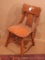 Wooden chair stands 34