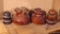 Four ceramic insulators: 2 Pinco, both are 3