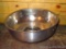 Large stainless steel milk strainer. 17 1/2