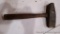 Drawing hammer with cross and straight peen. Measures 10.5
