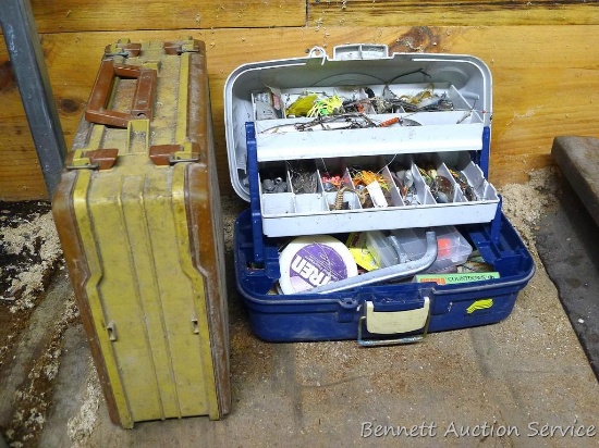 filled tackle box