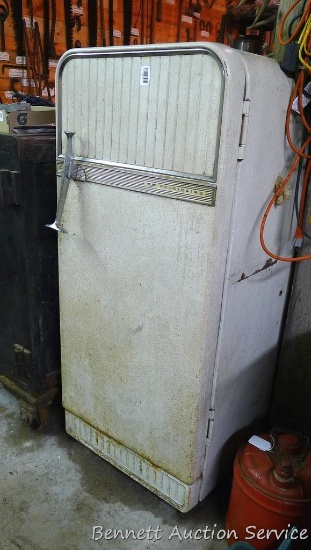 Frigidaire refrigerator. Could be used for a smoker or storage for welding rods. 24" x 56" tall x