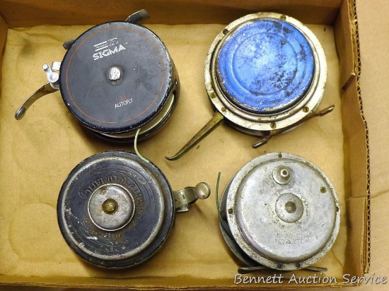 Fly fishing reels includes Shakespeare Sigma, Mohawk Martin and more.
