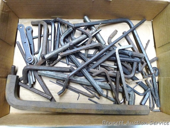 Hex wrenches, largest is 12" x 3/4".