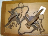 Victor ATC two trigger and other similar trap. Each approx. 11