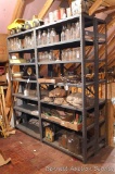 No shipping. Four sets of sturdy all steel adjustable shelving. Commercial and industrial duty, not