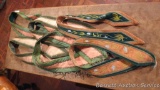 Neck collars for Czechoslovakian dress uniforms. Six pieces are in fair to poor condition.