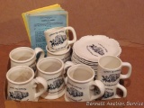 Town of Emery Centennial ceramic dishes. Includes 15 6 1/2