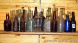 No shipping. Antique bottles including beer bottles - Blatz, Hamm's, Heileman's, Evan's Ale;, Plus