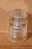 Pyrex glass insulator was made in USA. Stands approx. 4