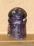 Purple glass insulator. 2