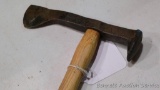 Tomahawk made from a railroad spike is 13