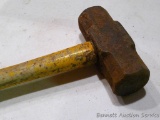 Fiberglass handled engineer's hammer is 16