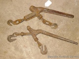Pair of chain binders for 3/8 chain. Approximately 24