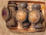 The note found with these suggests that they are antique carbide buggy or automobile lights. One has